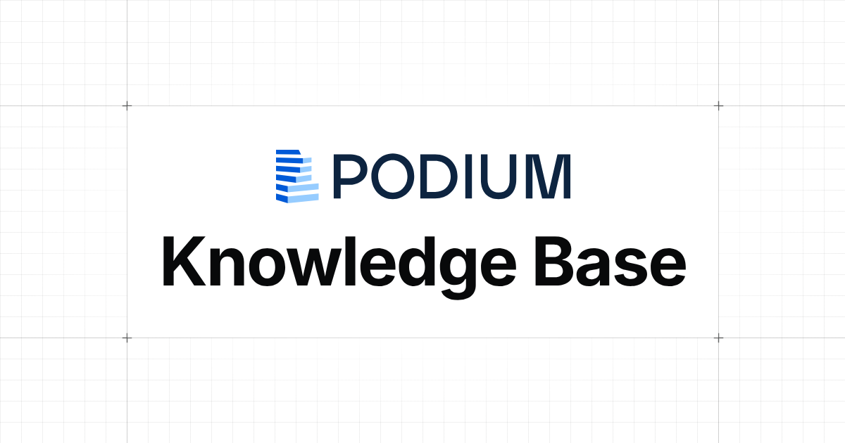 Residential Building Templates · Podium Knowledge Base